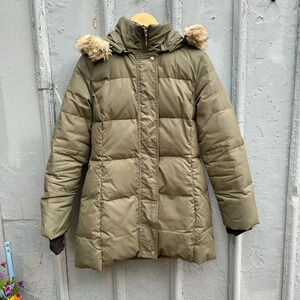 Ladies CDN Spirit khaki Down  Jacket, size Small